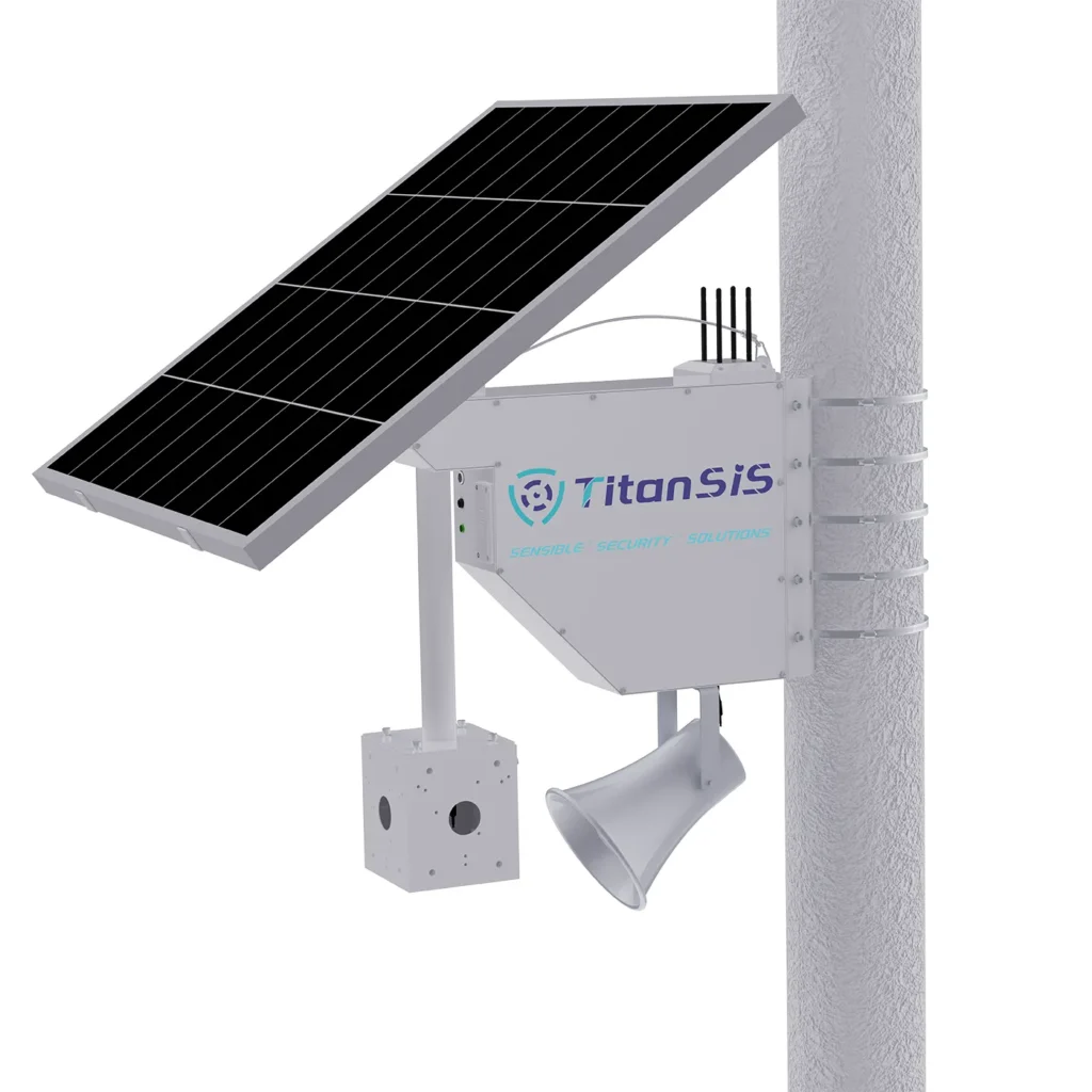 Titan-D4GSS Solar Station-Pole Mount